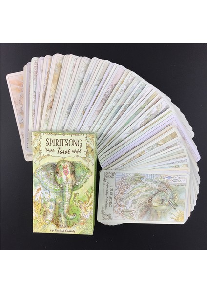 78 Adet TT11 Stili Eterik Vizyonlar Aydınlatmalı Tarot Destesi Kartları Falcılık Matt Hughes Oyunları - Satın Almak Için Türkçe E-Ticaret Başlığı (Yurt Dışından)