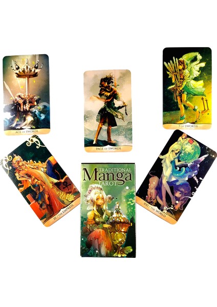 Manga Tarot Stili Sıcak Satış Yüksek Gregory Scott Tarot Kartları Yüksek Tarot Destesi Oyunu Kader Falı Eğlence Oyunu Için - E-Ticaret Başlığı (Yurt Dışından)