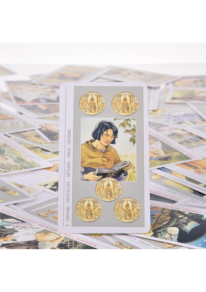 44 Adet TA10 Tarzı Decameron Tarot Kartları Light Seer'ın Modern Cadı Melekleri Serisi Her Gün Cadı Kahin Kartları Pdf Kılavuz Kitap Ingilizce Masa Oyunları (Yurt Dışından) fırsatları