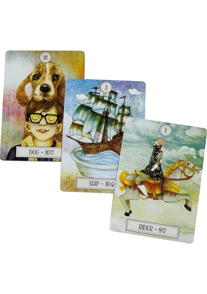 Sarı Stil Rüya Yolu Lenormand Oracle Deck Tarot Kartı Oyun Kartları Parti Oyunu Için E-Ticaret Başlığı (Yurt Dışından)