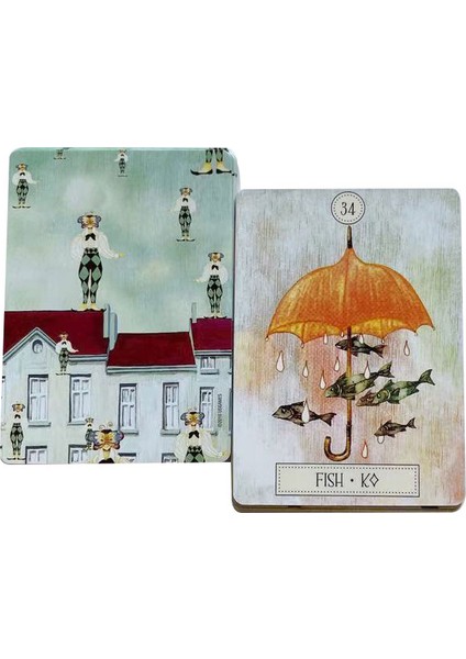 Sarı Stil Rüya Yolu Lenormand Oracle Deck Tarot Kartı Oyun Kartları Parti Oyunu Için E-Ticaret Başlığı (Yurt Dışından)