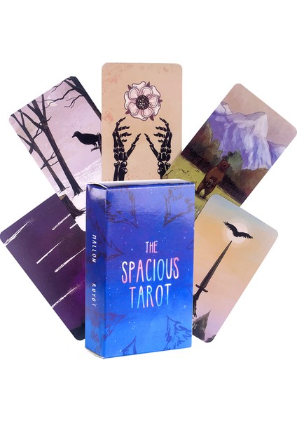 Altın Tarzı Geniş Tarot Destesi Oracle Kartlar Fal Bakma Kehanet Tarot Kartları Aile Parti Eğlence Masası Oyunu Pdf Kılavuz Kitapçığı ile (Yurt Dışından)