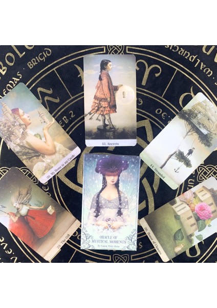 Çakra Stili Mistik Anlar Tarot Kartları ile Pdf Kılavuz Oyun Kartları Mini Yıldızlar Kader Falı Yüksek Özel Stil (Yurt Dışından) modelleri