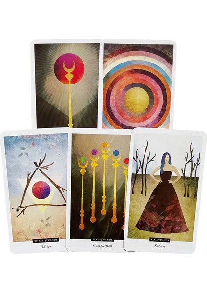 Sarı Stil Yeni Tarla Tarot Oracle Tarot Kartı Oyun Kartları Parti Oyunu ve Tarot Çantası Için Oyun Kartları - (Yurt Dışından) fırsatları