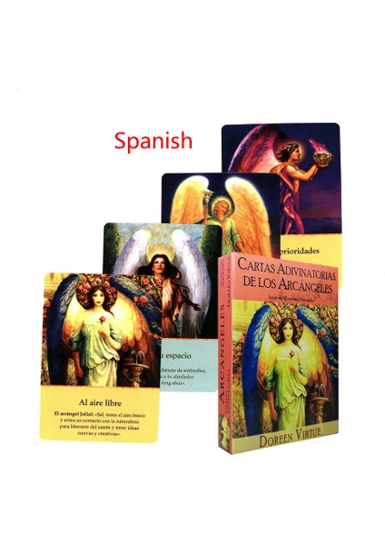 Karanlık Stil Melek Kartları Tarot Destesi Fal Kartları Kehanet Ingilizce ve Ispanyolca Fransızca Almanca Başlangıçlar Için Tarot - E-Ticaret Başlığı (Yurt Dışından)