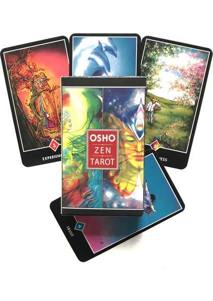 Osho Zen Tarot Stili 78 Kartlık Tarot Oracle Falcılık Eğlence Partiler Kart Oyunu Tarot ve Çeşitli Tarot Seçenekleri (Yurt Dışından)