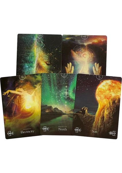 Tarot Tarzı Yeni Elemental Oracle Tarot Kart Oyunu Destesi Aile Tatil Partisi Oynama Kartları Ingilizce Tarot Oyun Kartları Masa Oyunları (Yurt Dışından) fırsatları
