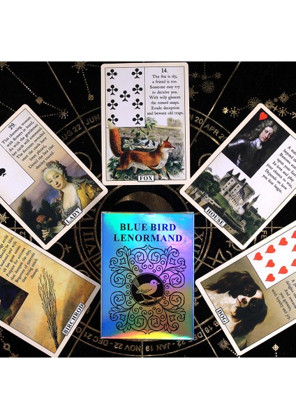 Bordo Tarzı Başlangıçlar Için Kart Falı Oyunu Blue Bird Lenormand Tarot Kartı Ingilizce Tarot Destesi Kart Oracle Kartı - Amaca Yönelik Tarot Kartı E-Ticaret Başlığı (Yurt Dışından) fiyatları