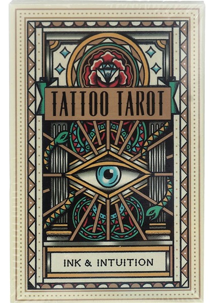 Tarot Tarzı Parti Oyunu Için Dövme Tarot Kartı Tahta Destesi Oyun Kartları - Türkçe (Yurt Dışından)