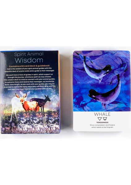 Günlük Tarot Stili Başlangıç ​​seviyesi Için Hayvan Ruhu Bilgelik Oracle Kartları Oyunu - Türkçe (Yurt Dışından)