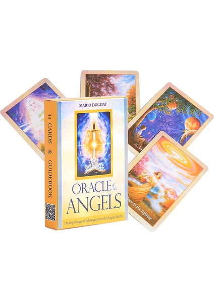 59CM Kumaş Stili Melek Kartları Tam Ingilizce Versiyon Pdf Kılavuz Kitap Fal Oyunu - Parti Oynamak Kartları Tarot Yolu Için Oracle Deck Kartı (Yurt Dışından) fiyatları