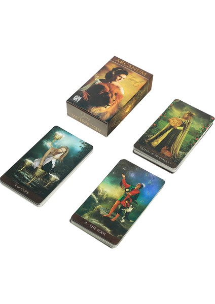 Sarı Stil Parti Oyunu Için Satışta Olan Arcanum Tarot Oracle Kart Oyunu Şişe Deck Oyun Kartları (Yurt Dışından) fırsatları