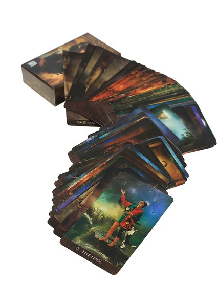 Sarı Stil Parti Oyunu Için Satışta Olan Arcanum Tarot Oracle Kart Oyunu Şişe Deck Oyun Kartları (Yurt Dışından) indirimleri