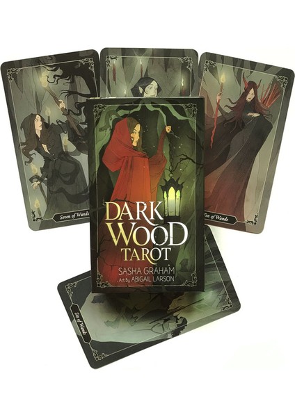 Koyu Ahşap Tarot Stili 78 Kartlı Hush Tarot Destesi Kahin Kartı Fate Falı Alışveriş ve Tarot Seçenekleri - (Yurt Dışından)