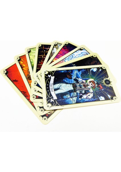 NO.188 Stili Mistik Manga Tarot Kartları Parti Tarot Destesi Malzemeleri Türkçe Board Oyunu Parti Oyun Kartları Tarot Kartları (Yurt Dışından) fırsatları