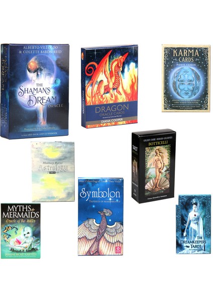 NO.261 Tarzı Karma Şamanı'nın Rüyası Orak Kartlar Botticelli Tarot Kartları Ingilizce Sürüm Pdf Kılavuz Oyun Tahtası ile Satranç Oyunları (Yurt Dışından) fiyatları