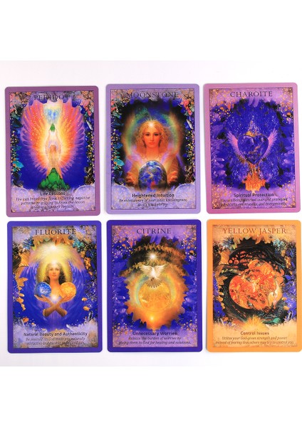Bordo Tarzı Kristal Melekler Oracle Kartları Melek Oracle Yeni Tarot Kartları Başlangıçlar Için Rehber Kitap Kart Oyunu Board Oyunu ve Rehber Kitap Ay - (Yurt Dışından)