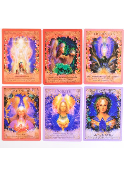 Bordo Tarzı Kristal Melekler Oracle Kartları Melek Oracle Yeni Tarot Kartları Başlangıçlar Için Rehber Kitap Kart Oyunu Board Oyunu ve Rehber Kitap Ay - (Yurt Dışından)