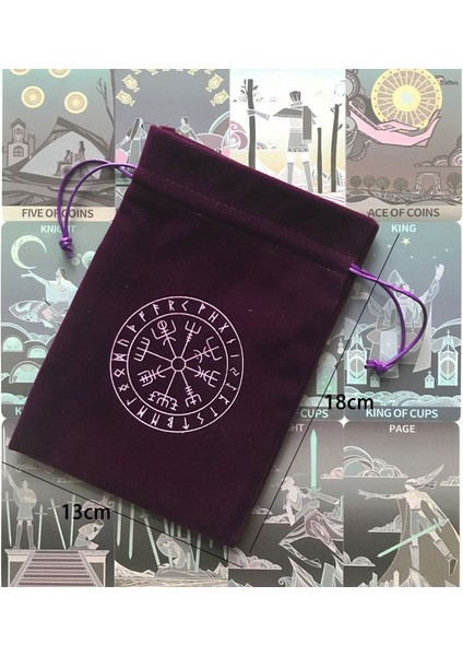 Gök Mavisi Tarzı 78 Kart Gölgeler Kitabı Tarot Kartı Oracle Kart Eğlence Parti Kartları Masa Oyunu Tarot ve Çeşitli Tarot Seçenekleri - (Yurt Dışından)