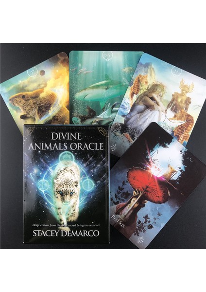 44 Adet TS74 Tarzı Yeryüzü Bilgelik Oracle Kartları Tarot Kartları Türkçe Versiyonu Fal Bakımı Kader Için Yılbaşı Partisi Oyun Kartları Destesi Tarot Oyunu Oyun Tahtaları (Yurt Dışından)