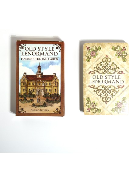 Mavi Stil Eski Tarz Lenormand Oracle Destesi Tarot Kart Oyunu Büyücüler Ingilizce Illüstrasyonlu Pdf Kitapçık Eşlik Ediyor Deck Fal Bakımı (Yurt Dışından) modelleri