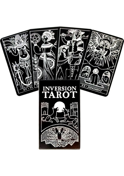 Ordu Yeşili Tarzı Ters Çevirme Tarot Kartları Siyah Ingilizce Versiyonu Pdf Rehber Kitap Board Oyunu Tarot Destesi Oracle Oynamak Için Masa Oyunları (Yurt Dışından)