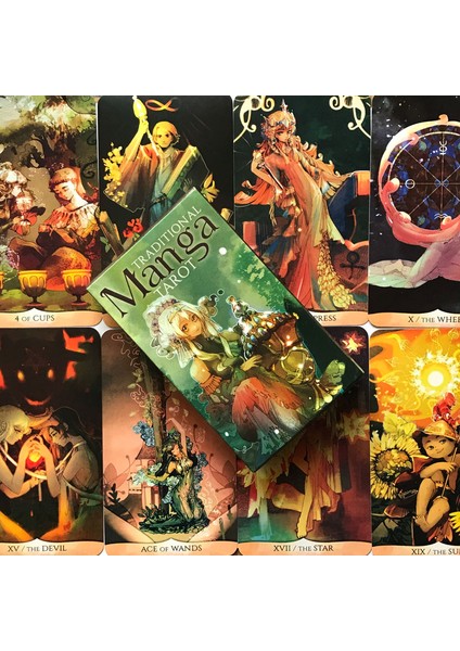 Koyu Gri Tarzı Kader Falı Kehanet Oyunu Tarot Kartları ve Rehber Kitap ile Çeşitli Tarot Seçenekleri - Pdf Rehberli 78 Kartlık Geleneksel Manga Tarot Oracle Kartları (Yurt Dışından) modelleri