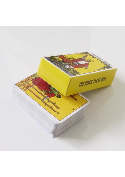 E Stili Yeni Tarot Kartları Oraklar Destesi Falcılık The Rider Tarot Destesi Kadınlar Kızlar Kart Oyunu Oyun Tahtası - Türkçe (Yurt Dışından) indirimleri