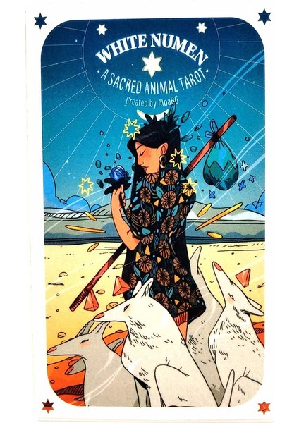 Tarot Harikalar Diyarında Tarzı Sıcak Satış Beyaz Numen Bir Kutsal Hayvan Tarot Kartları Yüksek Tarot Destesi Rehber Kitap Oyunu Şans Kehaneti Için (Yurt Dışından) modelleri