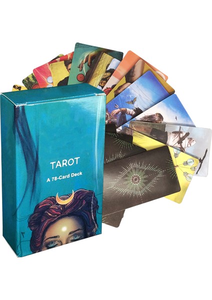 NO.141 Stili Işık Seer'in Tarot Kartları Destesi Oyunlar Oracle Parti Oynama Kart Falı Kader Yüksek Kaliteli Ingilizce Tarot Masa Oyunu (Yurt Dışından) modelleri