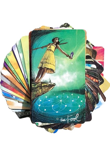 NO.141 Stili Işık Seer'in Tarot Kartları Destesi Oyunlar Oracle Parti Oynama Kart Falı Kader Yüksek Kaliteli Ingilizce Tarot Masa Oyunu (Yurt Dışından) fırsatları