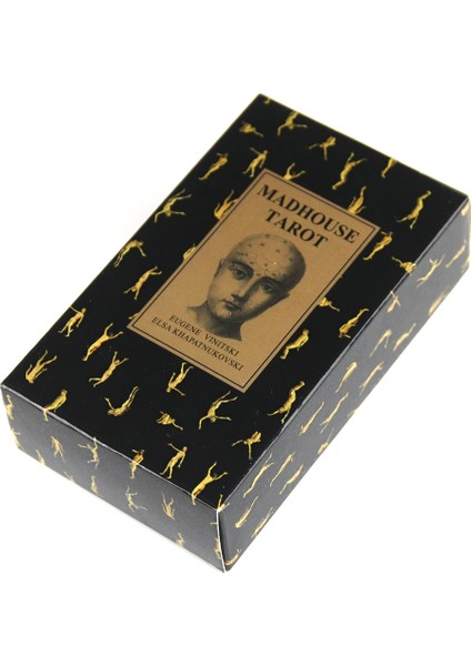 Koyu Gri Tarzı Madhouse Tarot Mini Cep Tarot Kartları Tarot Destesi Falcılık Falcılık Araçları Tarot Başlangıç ​​araçları Hediye - (Yurt Dışından) fırsatları