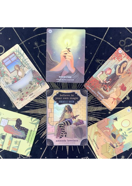 Bordo Tarzı Kendi Büyünüze Inanın Orak Kartlar Tarot Destesi Kader Falcılığı Oyunu Tarot ve Çeşitli Tarot Seçenekleri Ruhçu (Yurt Dışından) modelleri
