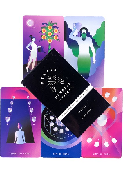 Yeşil Stil Kristal Unicorn Tarot Kartları Kehanet Tarot Ingilizce Versiyonu Fal Bakma Tarot Destesi Arkadaş Parti Eğlence Oyunu (Yurt Dışından)