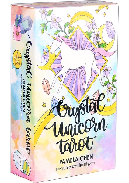 Yeşil Stil Kristal Unicorn Tarot Kartları Kehanet Tarot Ingilizce Versiyonu Fal Bakma Tarot Destesi Arkadaş Parti Eğlence Oyunu (Yurt Dışından)