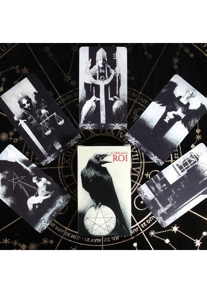Çikolata Tarzı Sekiz Sikke' Dövmeli Tarot Destesi 82 Kartlık Destede Tüm Orijinal Tarot Sanatı ve Pdf Kılavuzuyla Lana Zellner (Yurt Dışından)