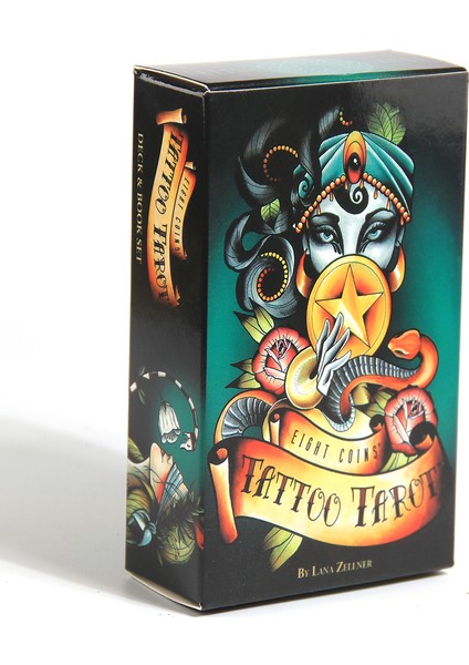 Çikolata Tarzı Sekiz Sikke' Dövmeli Tarot Destesi 82 Kartlık Destede Tüm Orijinal Tarot Sanatı ve Pdf Kılavuzuyla Lana Zellner (Yurt Dışından)