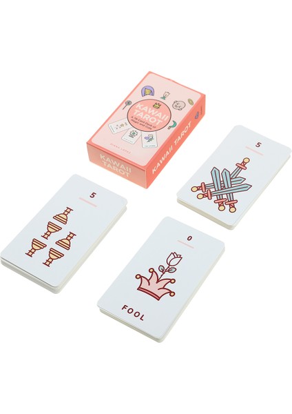 Kırmızı Stil Sıcak Satış Tarot Kartları Kawaıı Tarot Oracle Kartı Oyunu Tahta Destesi Oyun Kartları Parti Oyunu Için (Yurt Dışından) modelleri