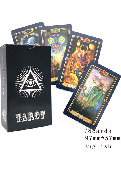 Stil Altın Tarot.Aşk Falı ve Kader Oyunu.78 Kartlık Oyun Destesi. (Yurt Dışından)
