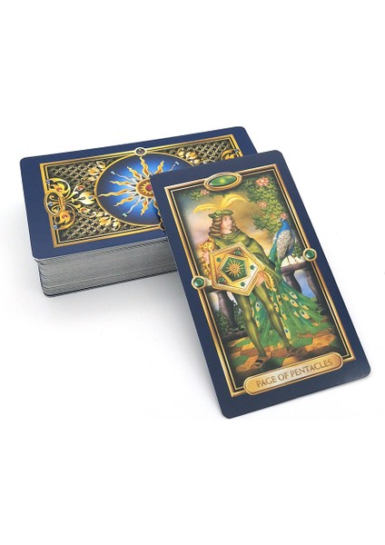 Stil Altın Tarot.Aşk Falı ve Kader Oyunu.78 Kartlık Oyun Destesi. (Yurt Dışından)