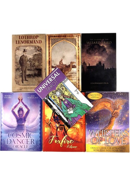 Pagan Tarot Stili Kader Falı Eğlence Oyunu Için Yüksek Kaliteli Evrensel Tarot Kartları ve Rehber Kitap - Satılık (Yurt Dışından)