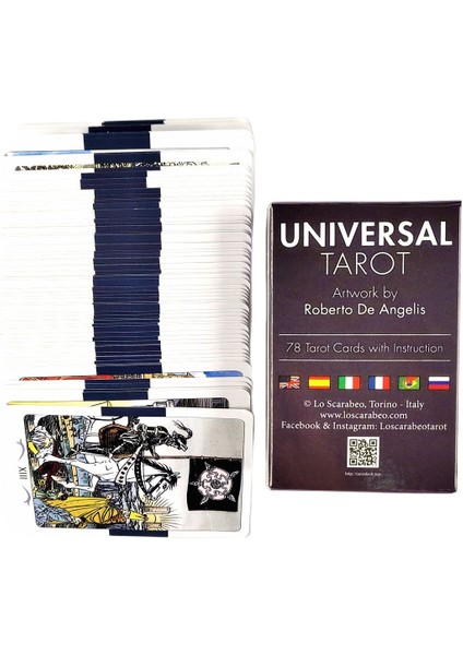 Pagan Tarot Stili Kader Falı Eğlence Oyunu Için Yüksek Kaliteli Evrensel Tarot Kartları ve Rehber Kitap - Satılık (Yurt Dışından)