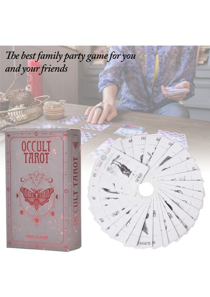 Yıldız Adam Tarzı Sıcak Tarot Kart Seti Güçlü Kartlar Kahin Kartı Pdf Kılavuz Aile Parti Oyun Kartları Oyun Masası Falcılık Kader Oyunları (Yurt Dışından) modelleri