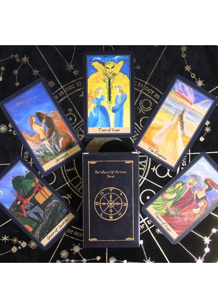 Derin Mavi Tarzı Yapı Deck Kahinlik Kartları Oyunu Işık Görülen Arkadaşlar Tarot Kartları (Yurt Dışından)