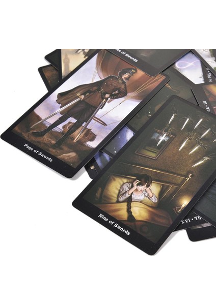 Gri Stil Buhar Punk Tarot Masası Oyun Kartı Aile Buluşmaları ve Partiler Için - E-Ticaret Başlığı (Yurt Dışından) indirimleri