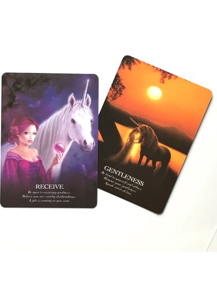 Tarot Çanta Stili Tahta Oyunlar Tarot Kartları Unicorn Oracle Cadılık Malzemeleri Yetişkin ve Çocuklar Için Fal Oyun Kartı (Yurt Dışından)