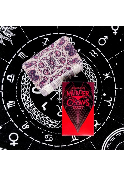 X335 Stili Trend Murder Of Crows Tarot Kartları ve Pdf Dijital Kılavuz Eğlenceli Oyun E-Ticaret Başlığı (Yurt Dışından) modelleri