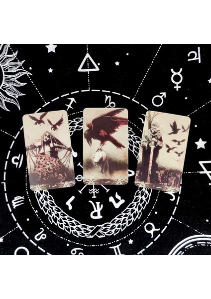 X335 Stili Trend Murder Of Crows Tarot Kartları ve Pdf Dijital Kılavuz Eğlenceli Oyun E-Ticaret Başlığı (Yurt Dışından) fırsatları