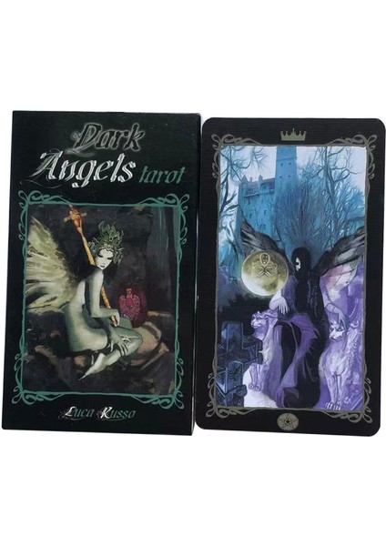 Sarı Stil Karanlık Melekler Tarot Falı Kader Oracle Kartları Tarot Destesi Oyunları Türkçe Hediye Parti Oyun Kartı Oyunu (Yurt Dışından)