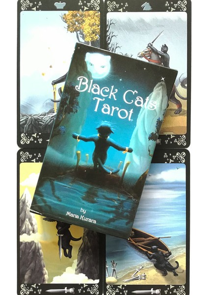 Ruh Gerçeği Tarzı 78 Kart Siyah Kediler Tarot Orakül Kartı Eğlence Parti Eğlence Satranç Kart Oyunu Tarot ve Çeşitli Tarot Seçenekleri - E-Ticaret Başlığı (Yurt Dışından) fiyatları